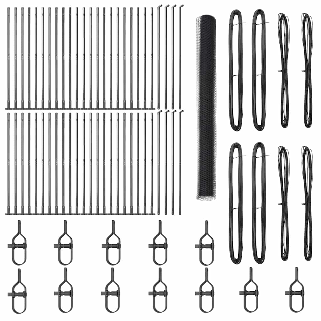 Στύλος Περιφράξεων Γκρι 100 x 1,5 μ (25 χιλιοστά πλέγμα)