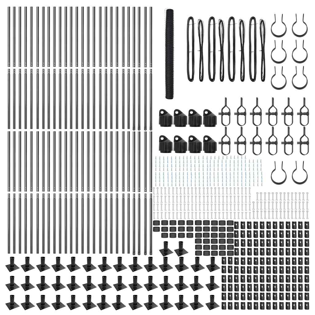 Στύλος Περιφράξεων Γκρι 100 x 1,5 μ (50 χλστ πλέγμα)
