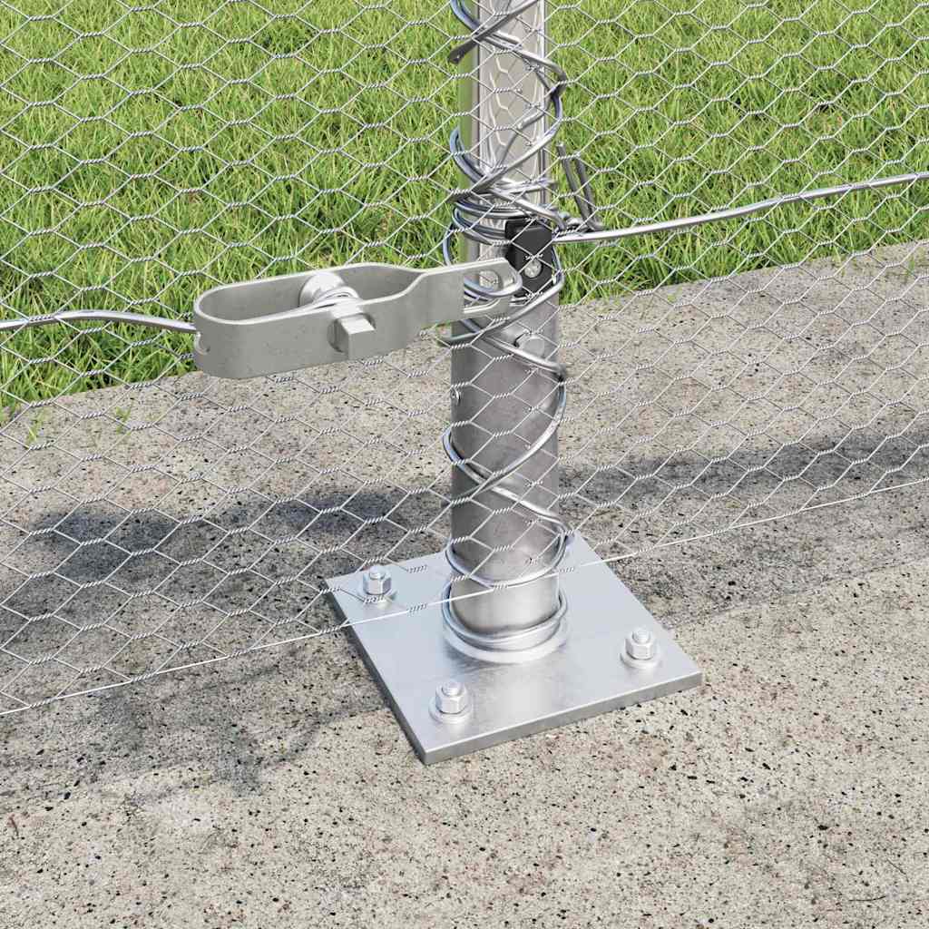 Στύλος Περιφράξεων Ασημί 10 x 0,5 μ. (13 χλστ πλέγμα) Ατσάλι