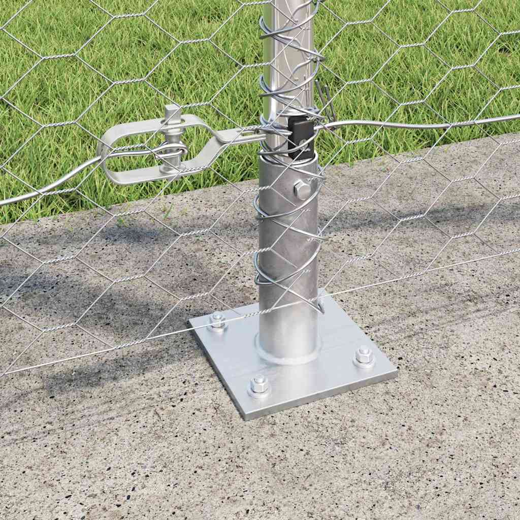 Στύλος Περιφράξεων Ασημί 50 x 1,2 μ (36 χιλ. πλέγμα) Ατσάλι