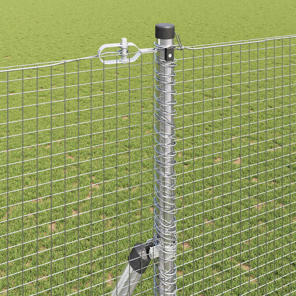 Στύλος Περιφράξεων Ασημί 10 x 1,5 m (19 x 19 mm πλέγμα) Ατσάλι