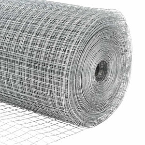 Συρματόπλεγμα Σταθερού Εδάφους 100 x 0,6 μ Ασημί Δίχτυ