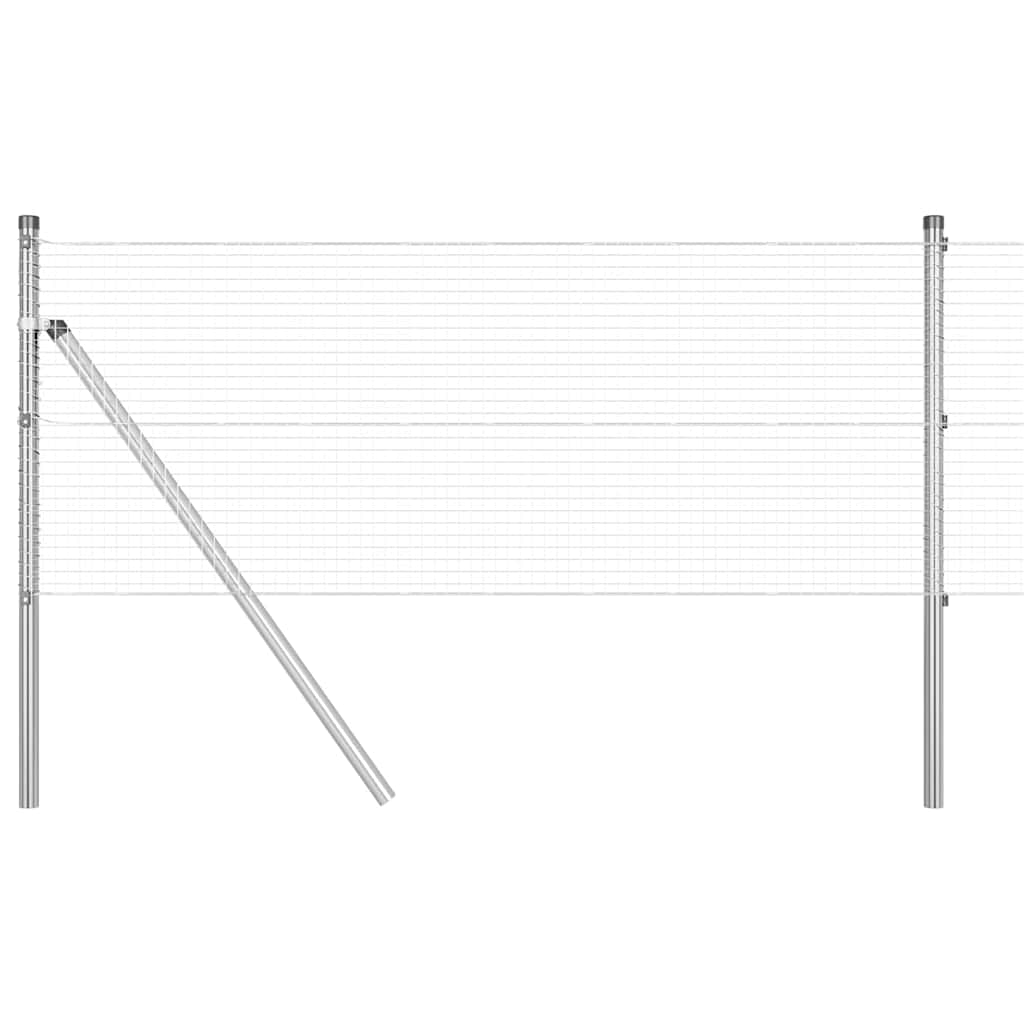 Στύλος Περιφράξεων Ασημί 100 x 0,8 μ (19 x 19 mm πλέγμα) Ατσάλι
