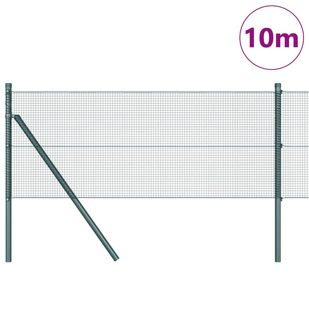 Στύλος Περιφράξεων Πράσινο 10 x 0,5 μ (ρολό 12 x 12 mm) Ατσάλι - Pakobazaar