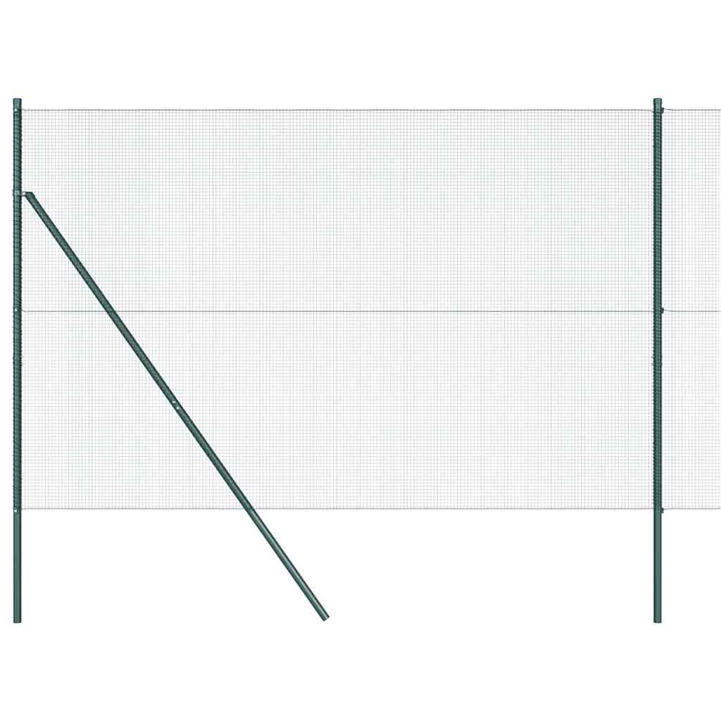 Στύλος Περιφράξεων Πράσινο 10 x 1,5 μ (12 x 12 mm πλέγμα) - Pakobazaar