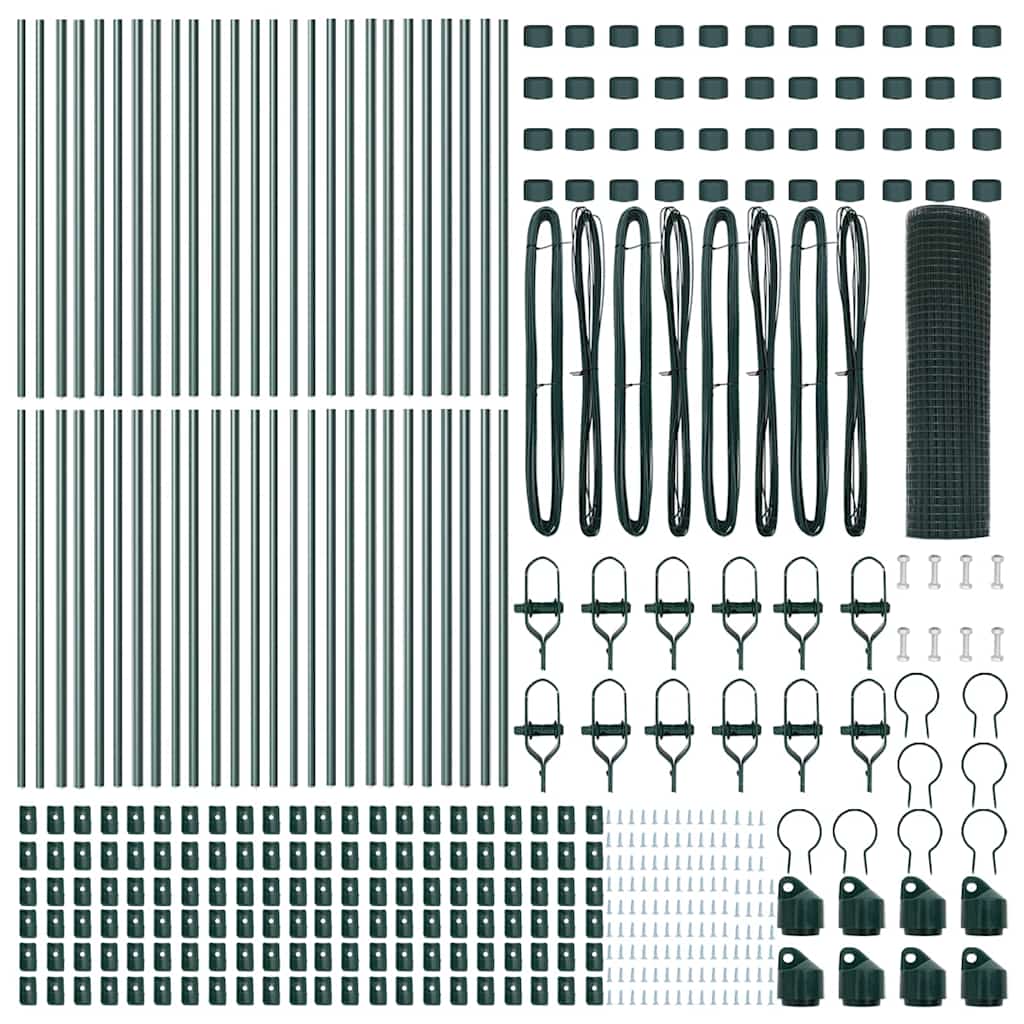 Στύλος Περιφράξεων Πράσινο 100 x 0,4 μ (12 x 12 χλστ πλέγμα)