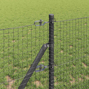 Συρματόπλεγμα Σταθερού Εδάφους 10 x 0,4 m Γκρι Δίχτυ