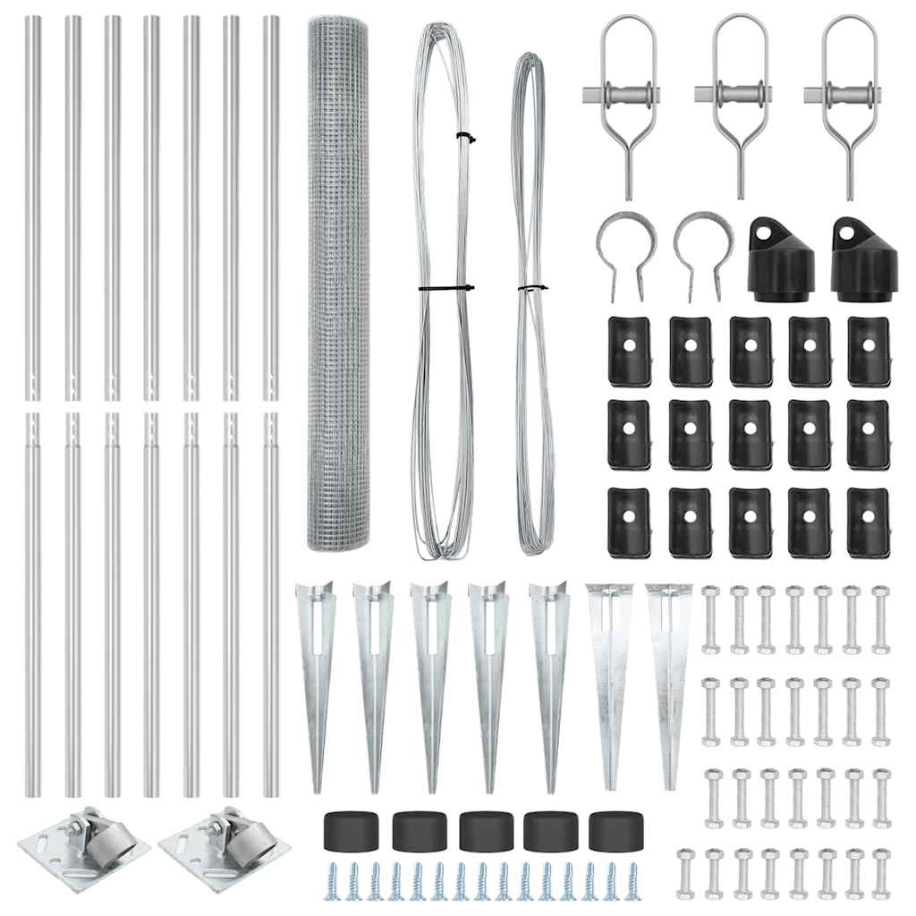 Στύλος Περιφράξεων Ασημί