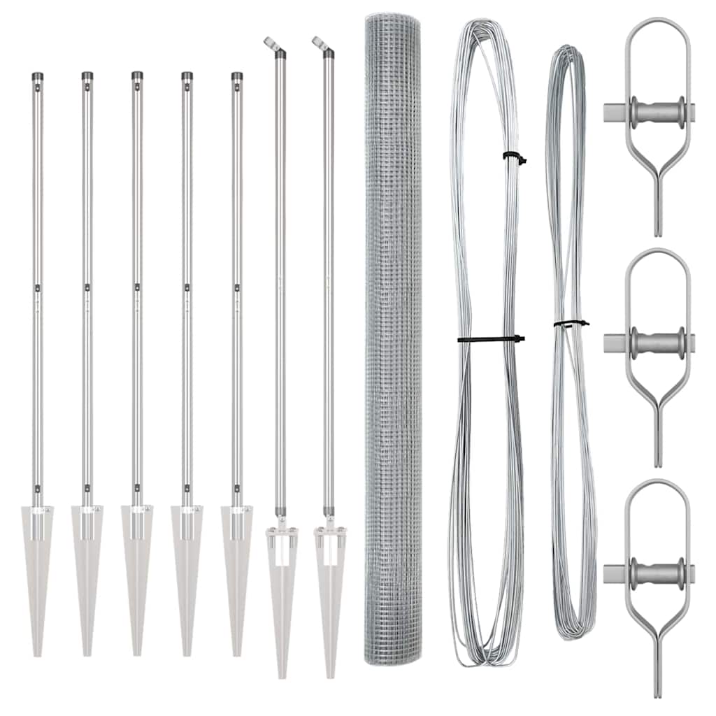 Στύλος Περιφράξεων Ασημί