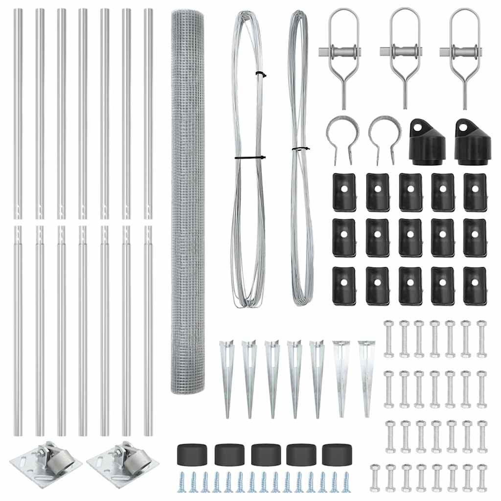 Στύλος Περιφράξεων Ασημί