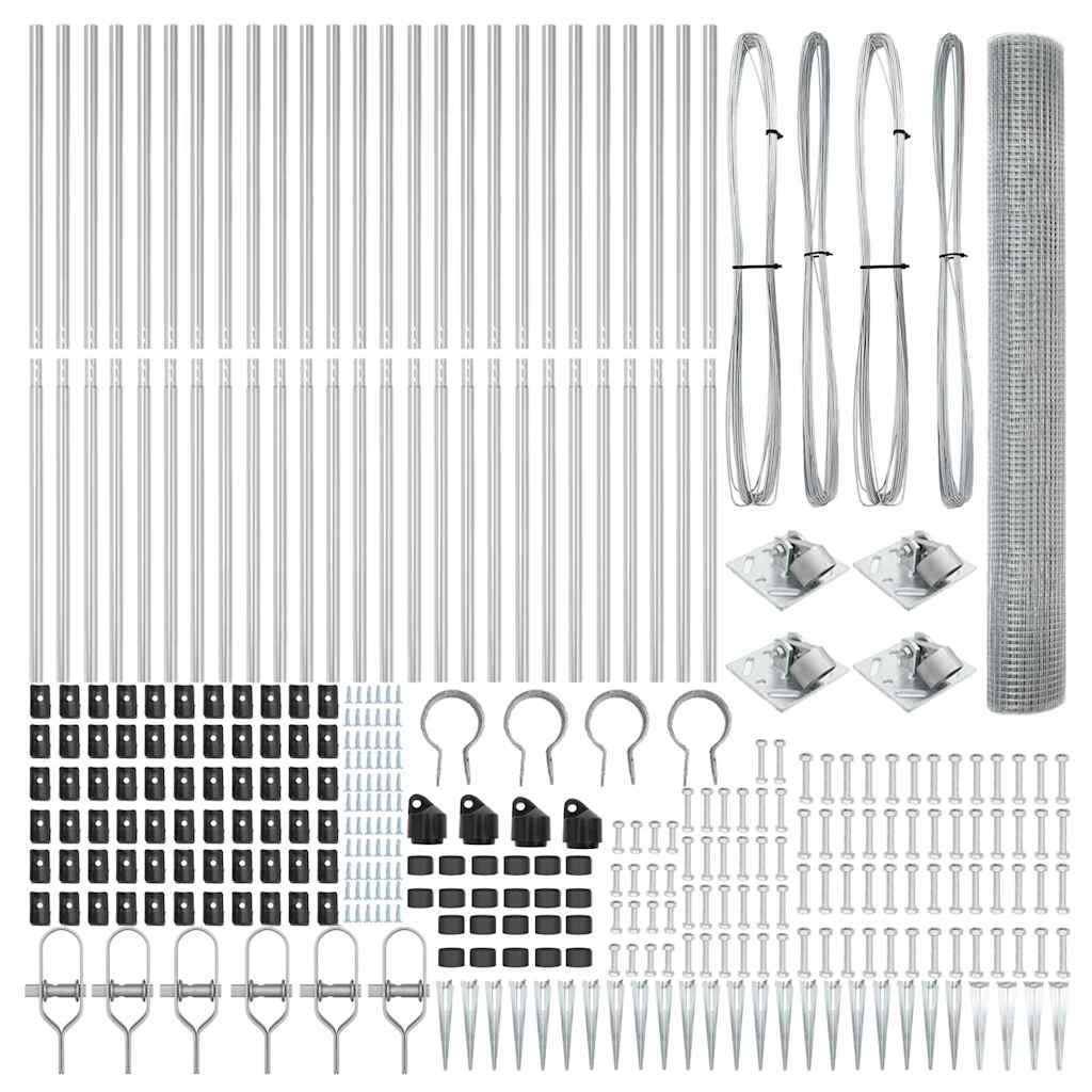 Στύλος Περιφράξεων Ασημί