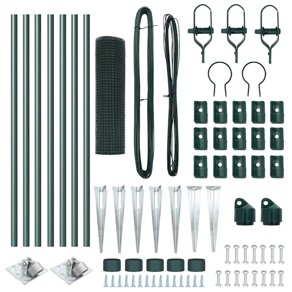 Στύλος Περιφράξεων Πράσινο 10 x 0,6 μ (12 x 12 mm δίχτυ)