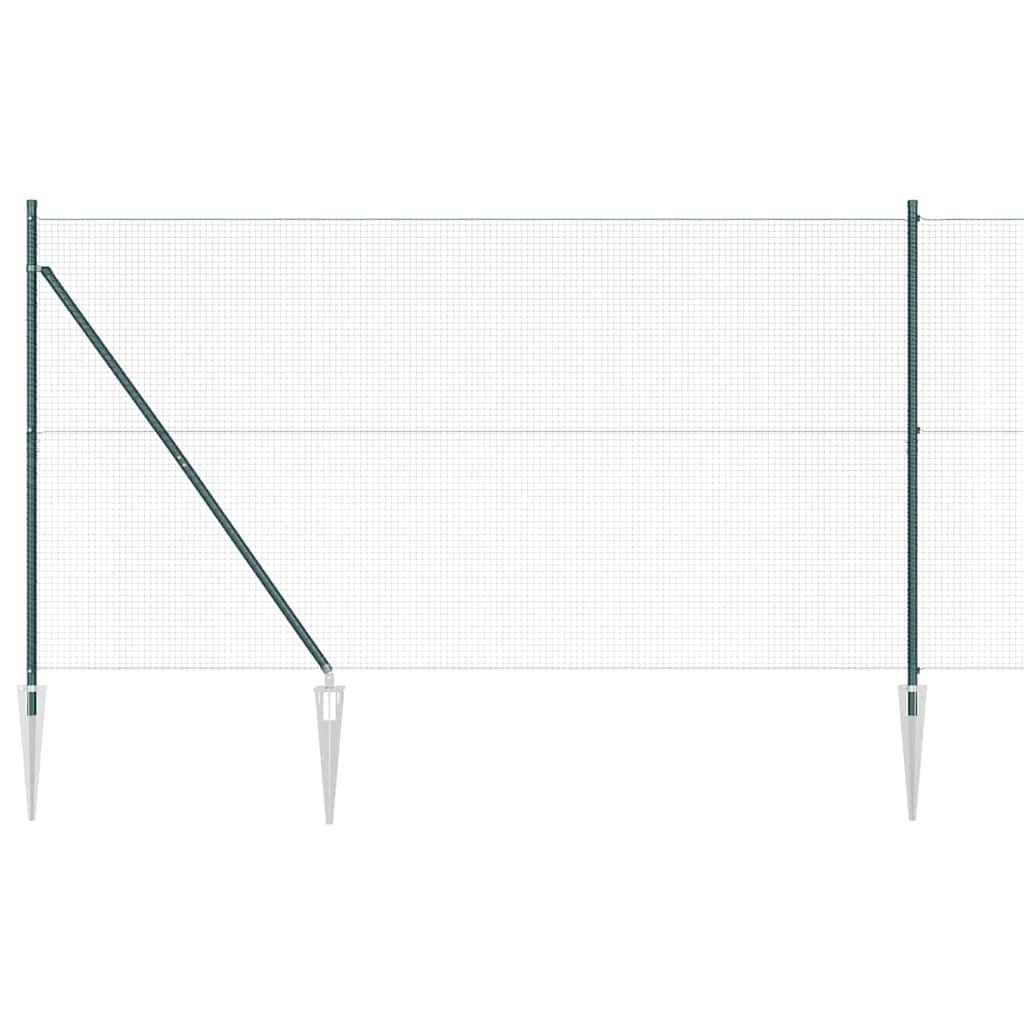 Στύλος Περιφράξεων Πράσινο 10 x 1,4 m (19 x 19 mm πλέγμα)
