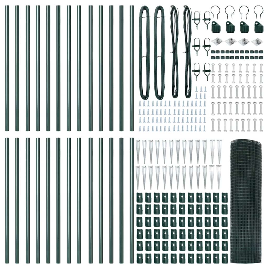 Στύλος Περιφράξεων Πράσινο 50 x 1 μ (25 x 25 mm πλέγμα)
