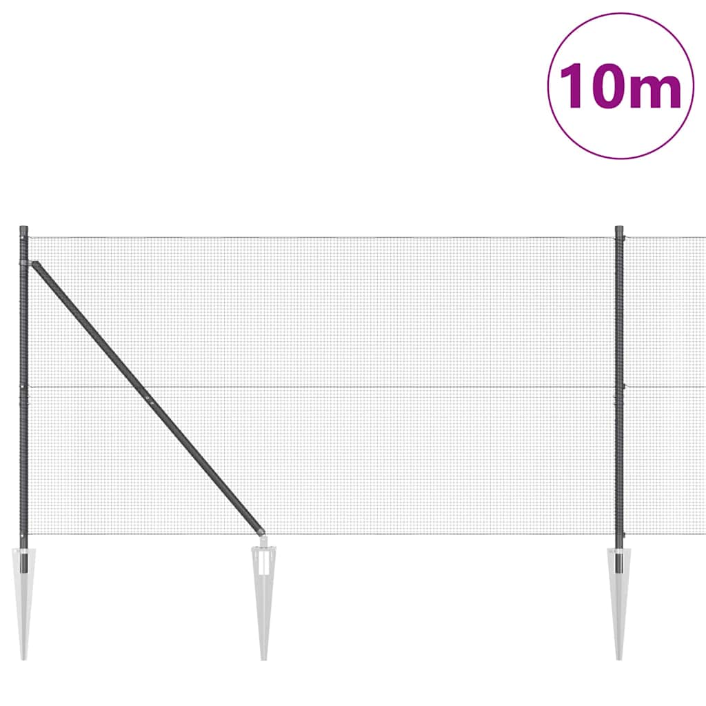 Στύλος Περιφράξεων Γκρι 10 x 1,2 μ (12 x 12 χιλ. πλέγμα)