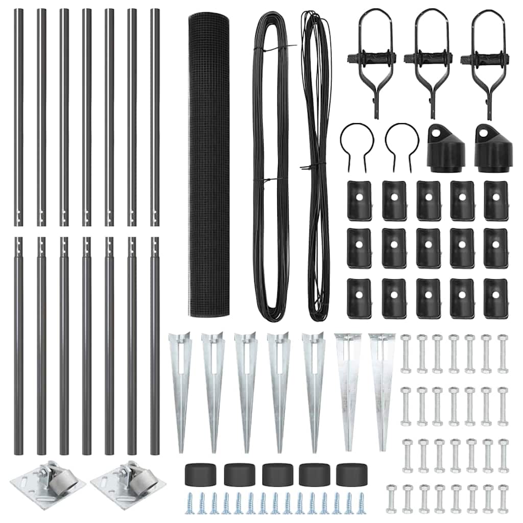 Στύλος Περιφράξεων Γκρι 10 x 1,4 μ (12 x 12 χιλ. πλέγμα)
