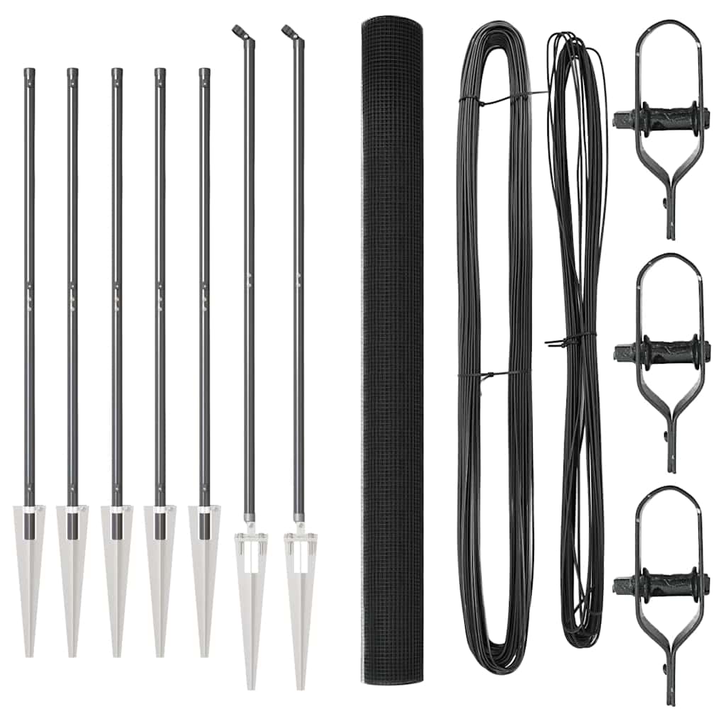 Στύλος Περιφράξεων Γκρι 10 x 1,6 μ (δίχτυ 12 x 12 mm)