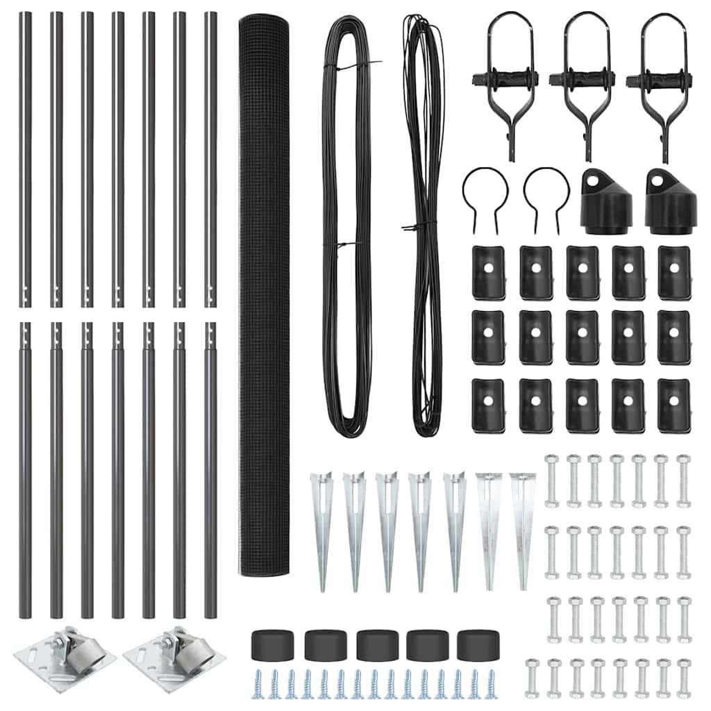 Στύλος Περιφράξεων Γκρι 10 x 1,6 μ (25 x 25 χλστ. δίκτυο)