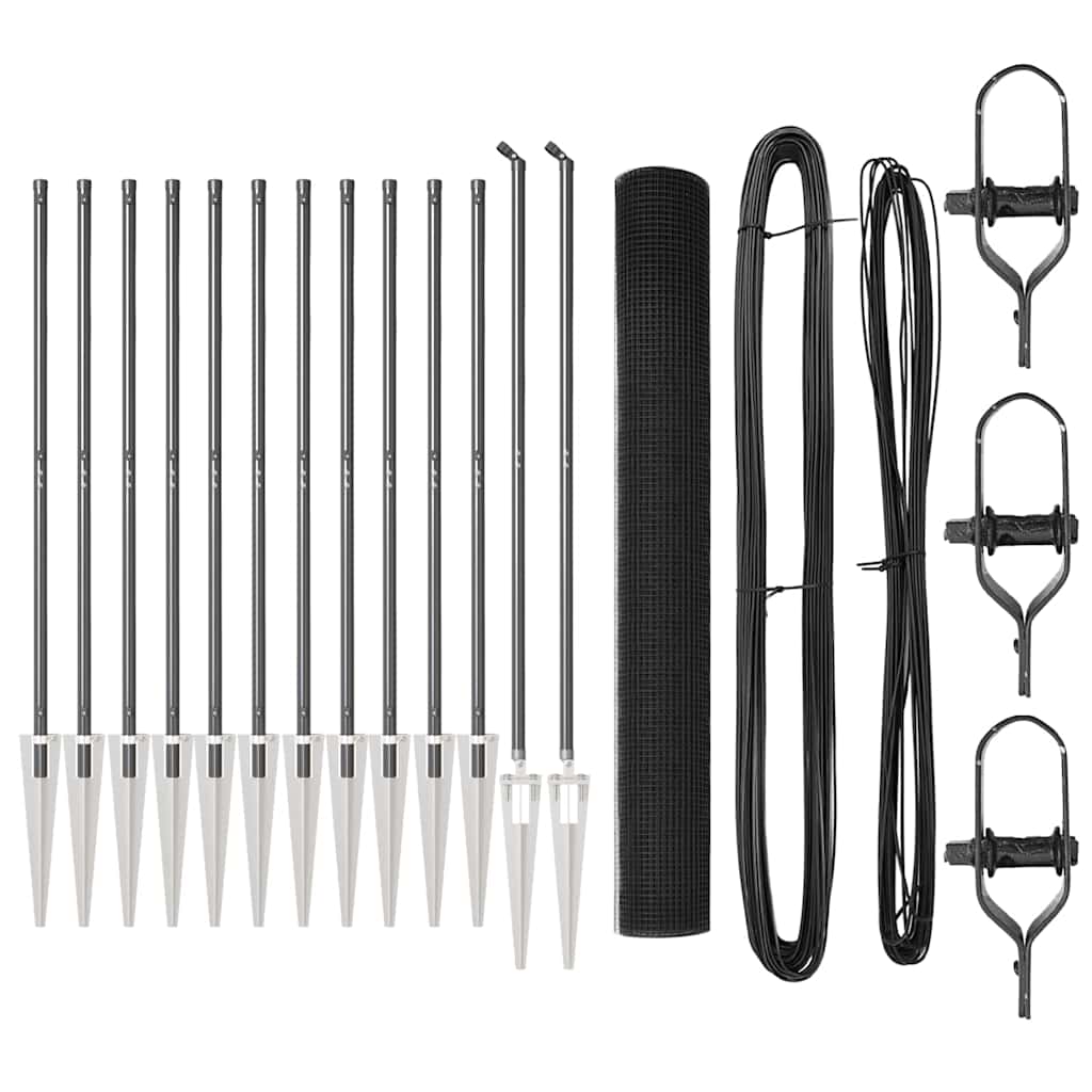 Στύλος Περιφράξεων Γκρι 25 x 1,4 μ. (12 x 12 χλστ. δίχτυ)