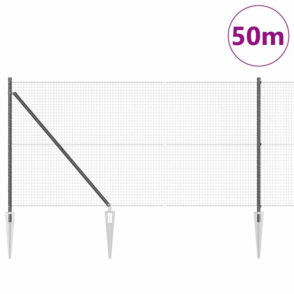 Στύλος Περιφράξεων Γκρι 50 x 1 μ (25 x 25 mm πλέγμα)