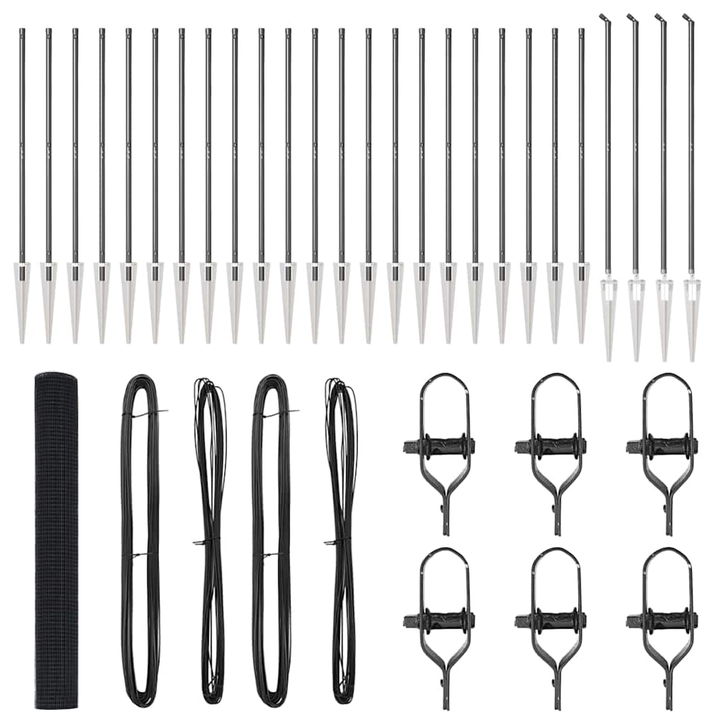 Στύλος Περιφράξεων Γκρι 50 x 1,2 μ (12 x 12 mm πλέγμα)