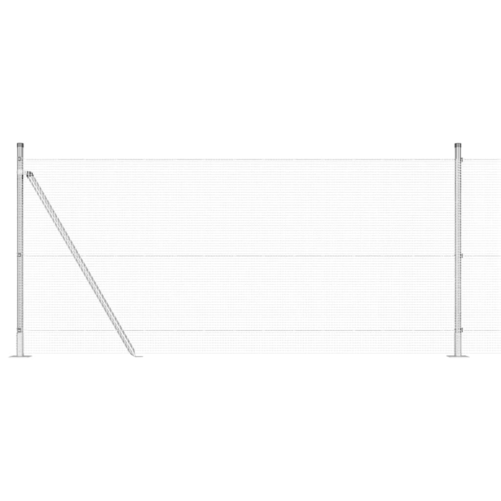 Στύλος Περιφράξεων Ασημί