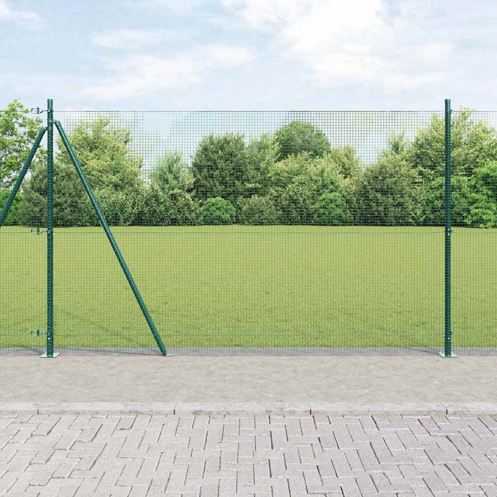 10 x 1,6 m PVC-Επικαλυμμένο Ατσάλι Πράσινο Δίχτυ