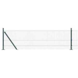 Συρματόπλεγμα με Σκυρόδεμα 25 x 0,4 m PVC-Επικαλυμμένο Ατσάλι