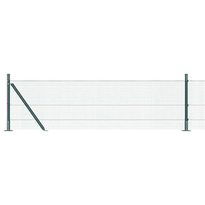 Συρματόπλεγμα με Σκυρόδεμα 25 x 0,6 μ PVC-Επικαλυμμένο Ατσάλι