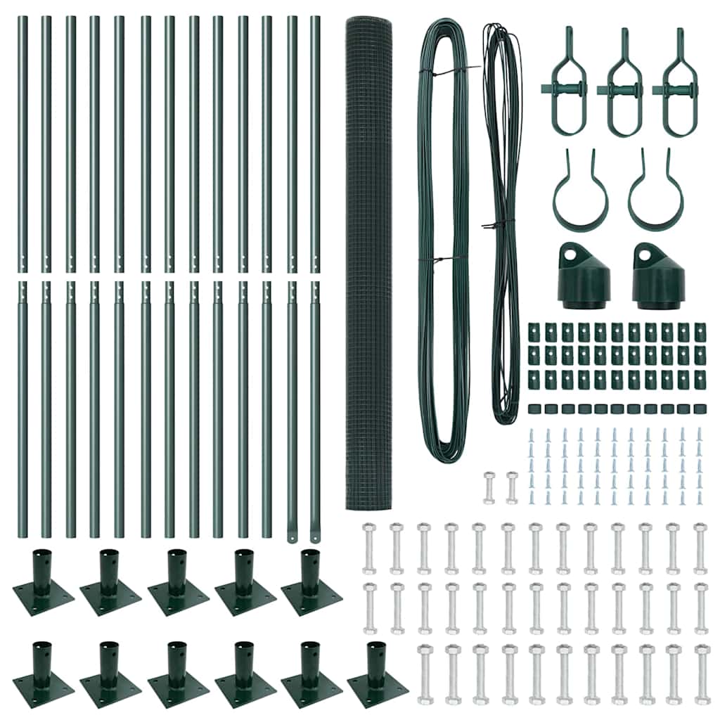 Στύλος Περιφράξεων Πράσινο 25 x 1,4 μ (19 x 19 mm πλέγμα)
