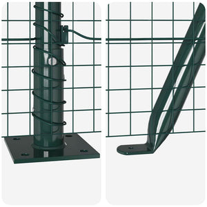 Συρματόπλεγμα με Σκυρόδεμα 25 x 1,4 μ PVC-Επικαλυμμένο Ατσάλι
