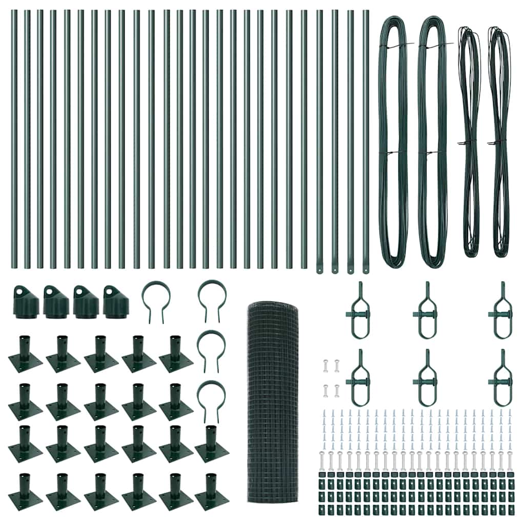 Στύλος Περιφράξεων Πράσινο 50 x 1 μ (19 x 19 mm πλέγμα)