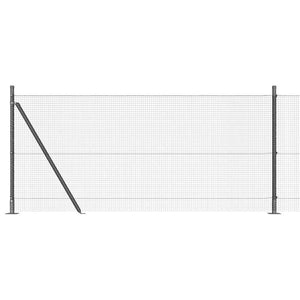 Συρματόπλεγμα με Σκυρόδεμα 10 x 1 m PVC-Επικαλυμμένο Ατσάλι