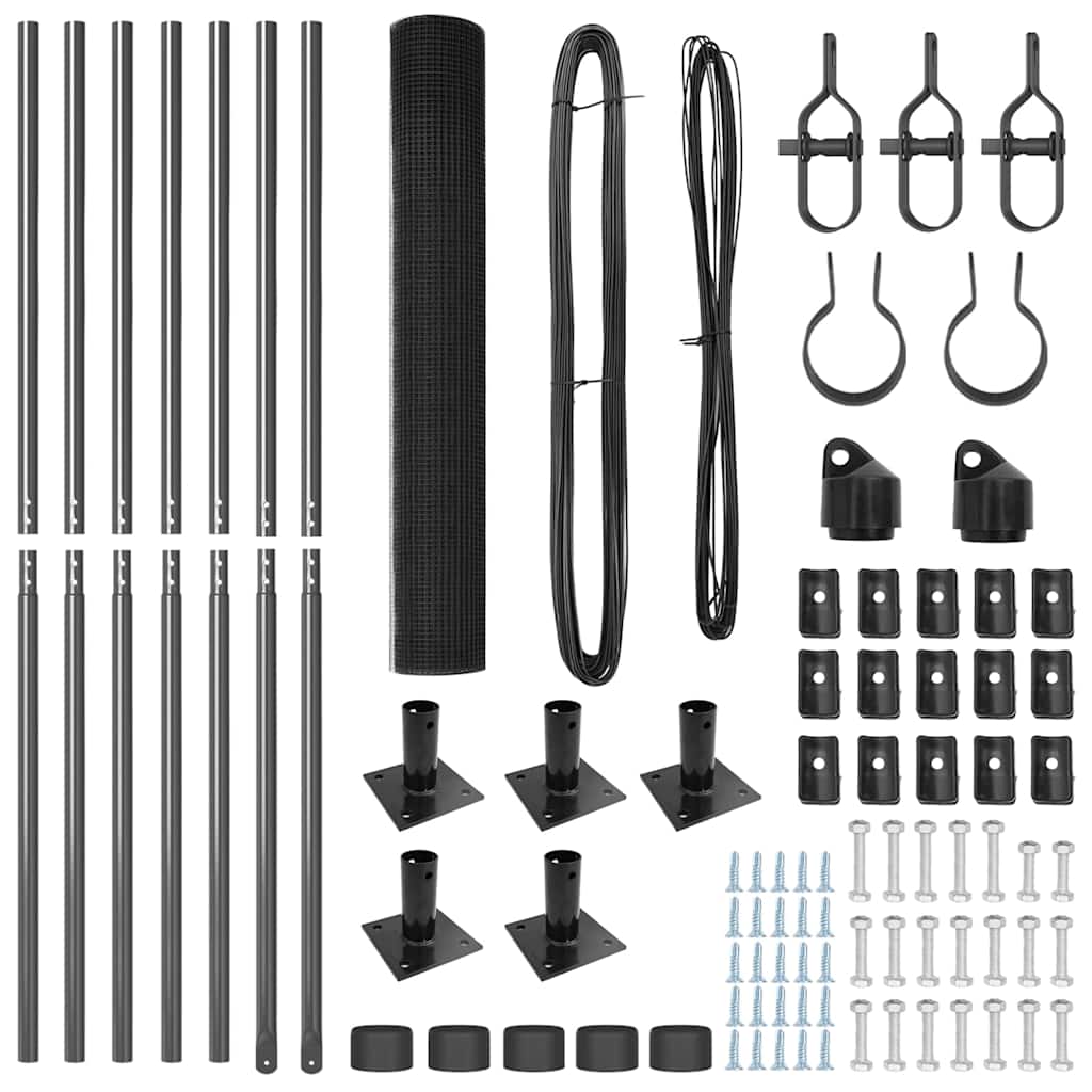 Στύλος Περιφράξεων Γκρι 10 x 1,2 μ (19 x 19 χιλ διχτυ)