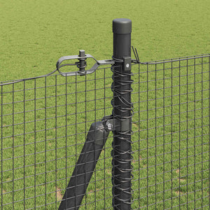Συρματόπλεγμα με Σκυρόδεμα 10 x 1,5 m PVC-Επικαλυμμένο Ατσάλι