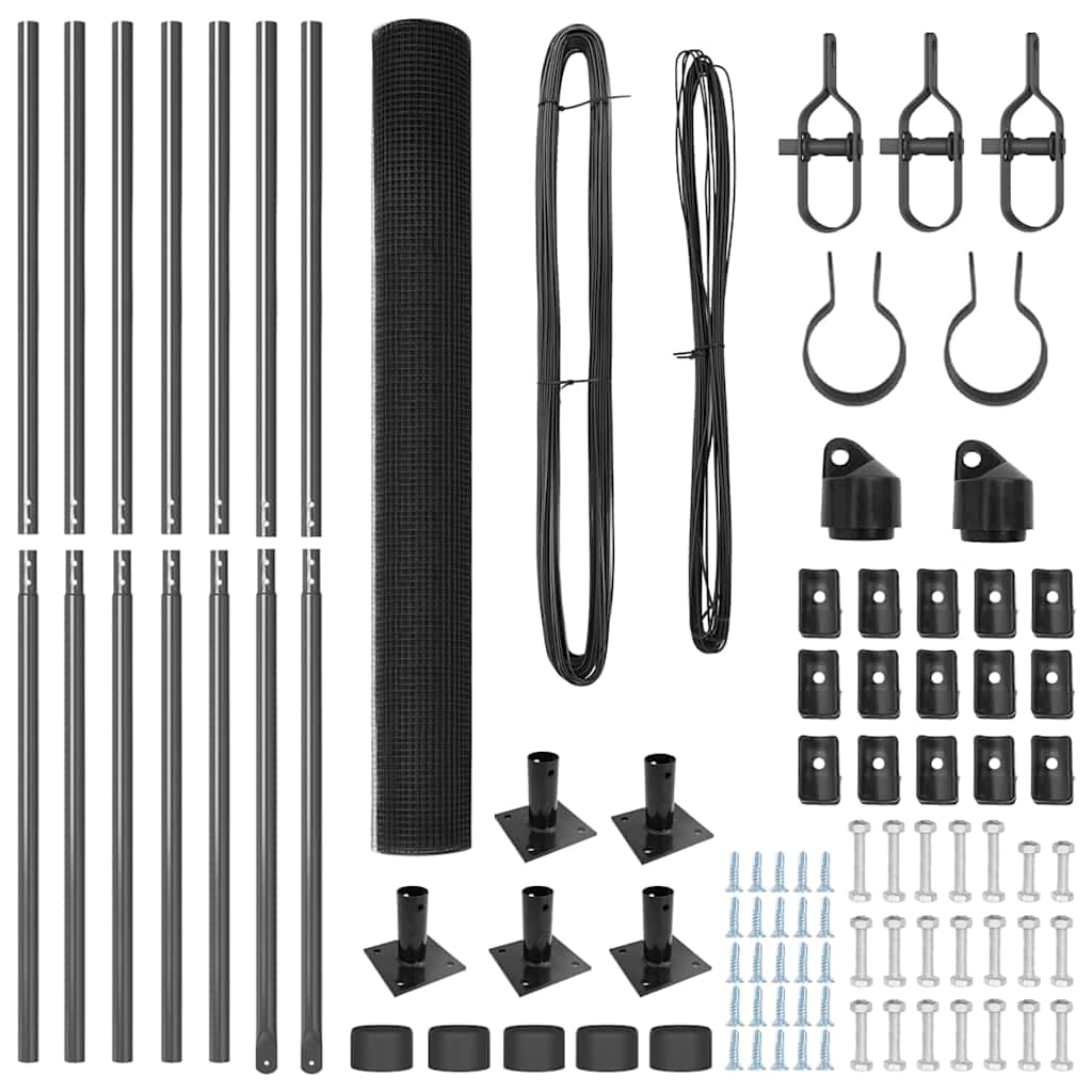 Στύλος Περιφράξεων Γκρι 10 x 1,6 μ (25 x 25 χλστ. δίκτυο)