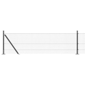 Συρματόπλεγμα με Σκυρόδεμα 25 x 0,5 m PVC-Επικαλυμμένο Ατσάλι