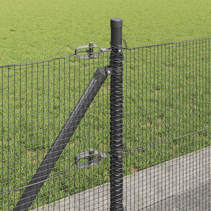 Συρματόπλεγμα με Σκυρόδεμα 25 x 0,6 μ PVC-Επικαλυμμένο Ατσάλι