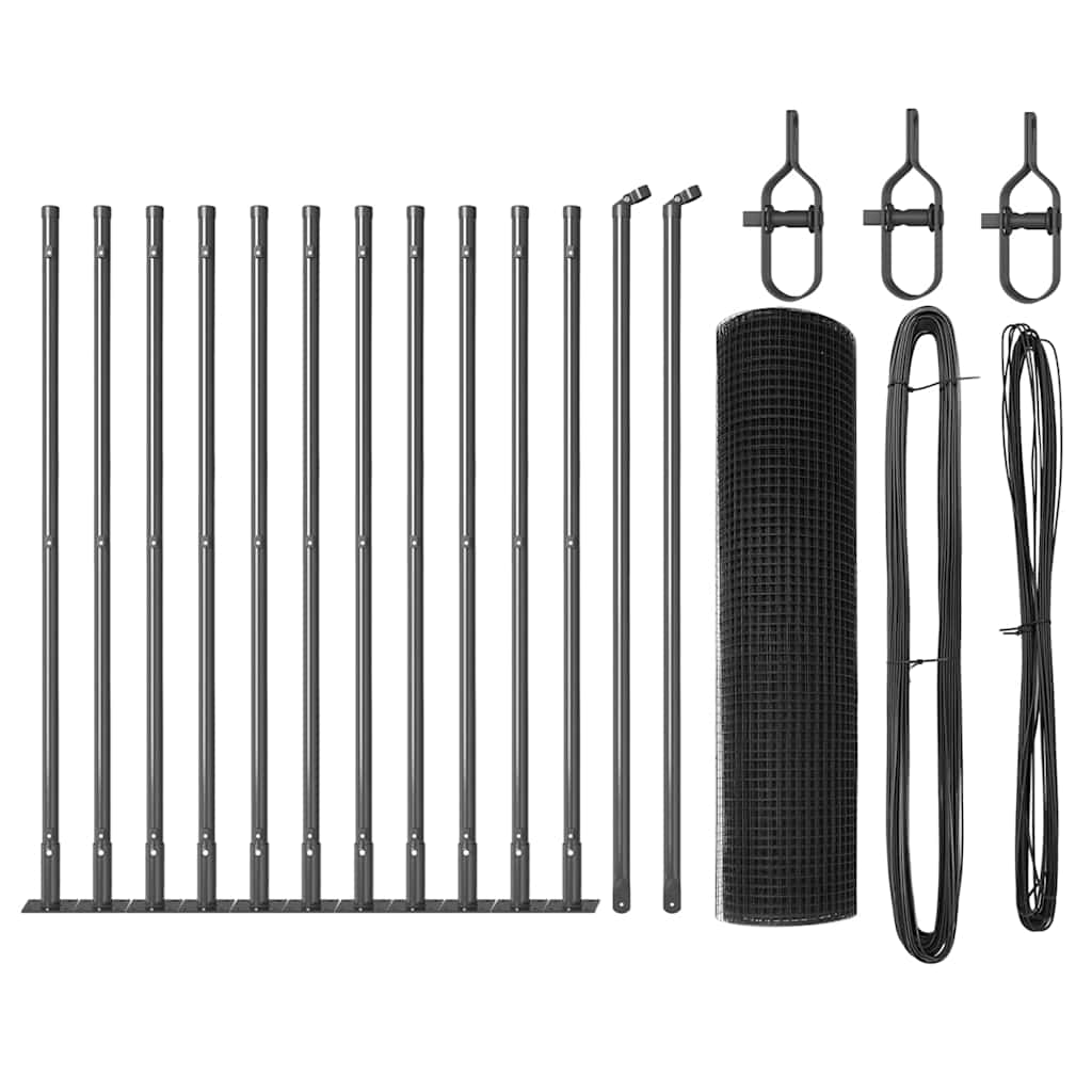 Στύλος Περιφράξεων Γκρι 25 x 0,6 μ (19 x 19 χιλιοστά δίχτυ)