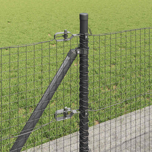 Συρματόπλεγμα με Σκυρόδεμα 25 x 0,6 μ PVC-Επικαλυμμένο Ατσάλι