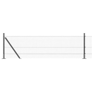 Συρματόπλεγμα με Σκυρόδεμα 25 x 0,6 μ PVC-Επικαλυμμένο Ατσάλι