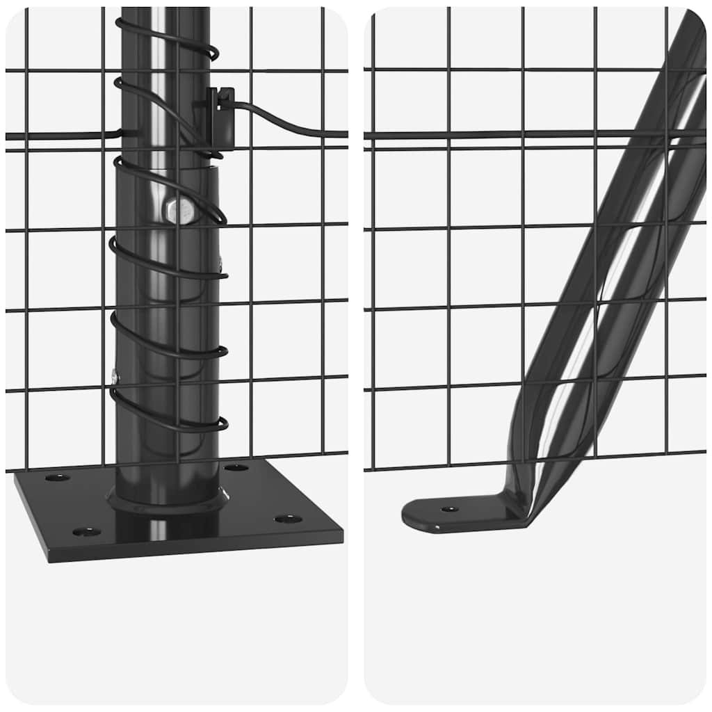 Συρματόπλεγμα με Σκυρόδεμα 25 x 1,6 μ PVC-Επικαλυμμένο Ατσάλι