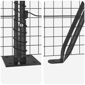 Συρματόπλεγμα με Σκυρόδεμα 25 x 1,6 μ PVC-Επικαλυμμένο Ατσάλι