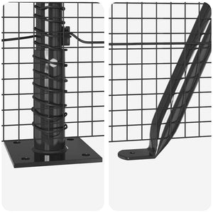 Συρματόπλεγμα με Σκυρόδεμα 50 x 0,8 m PVC-Επικαλυμμένο Ατσάλι