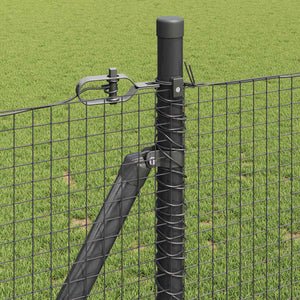Συρματόπλεγμα με Σκυρόδεμα 50 x 1 m PVC-Επικαλυμμένο Ατσάλι