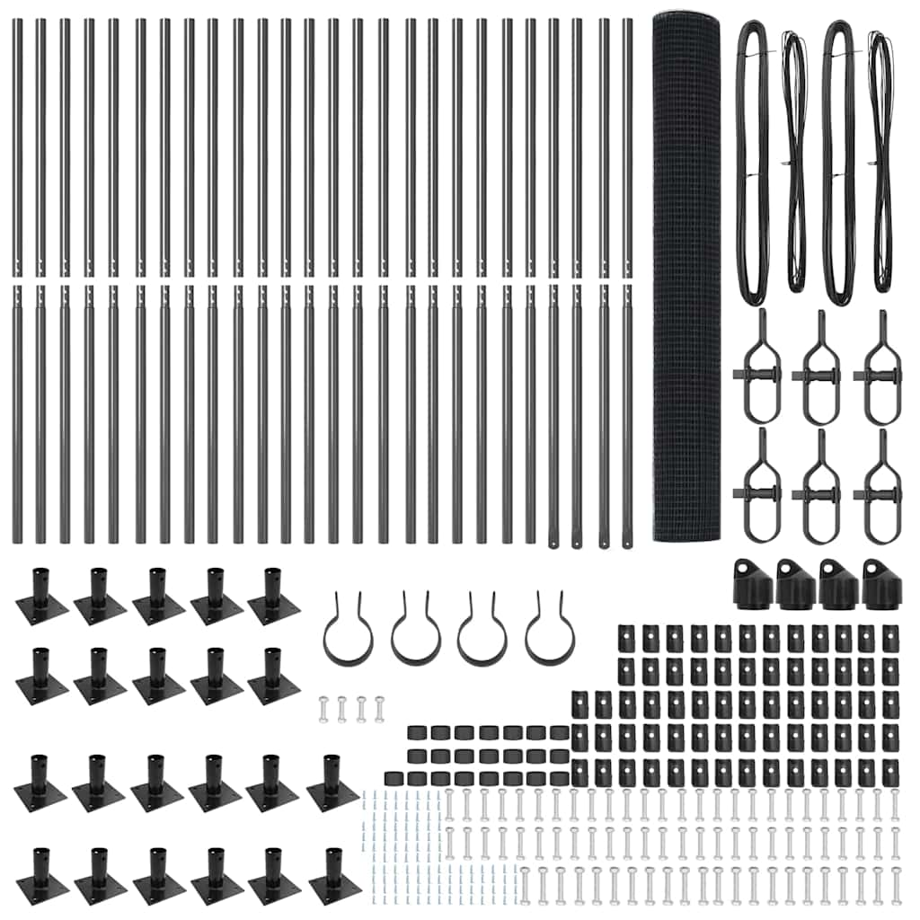 Στύλος Περιφράξεων Γκρι 50 x 1,2 μ (12 x 12 mm πλέγμα)