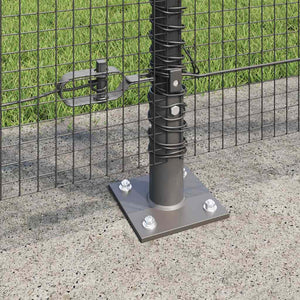 Συρματόπλεγμα με Σκυρόδεμα 50 x 1,2 m PVC-Επικαλυμμένο Ατσάλι