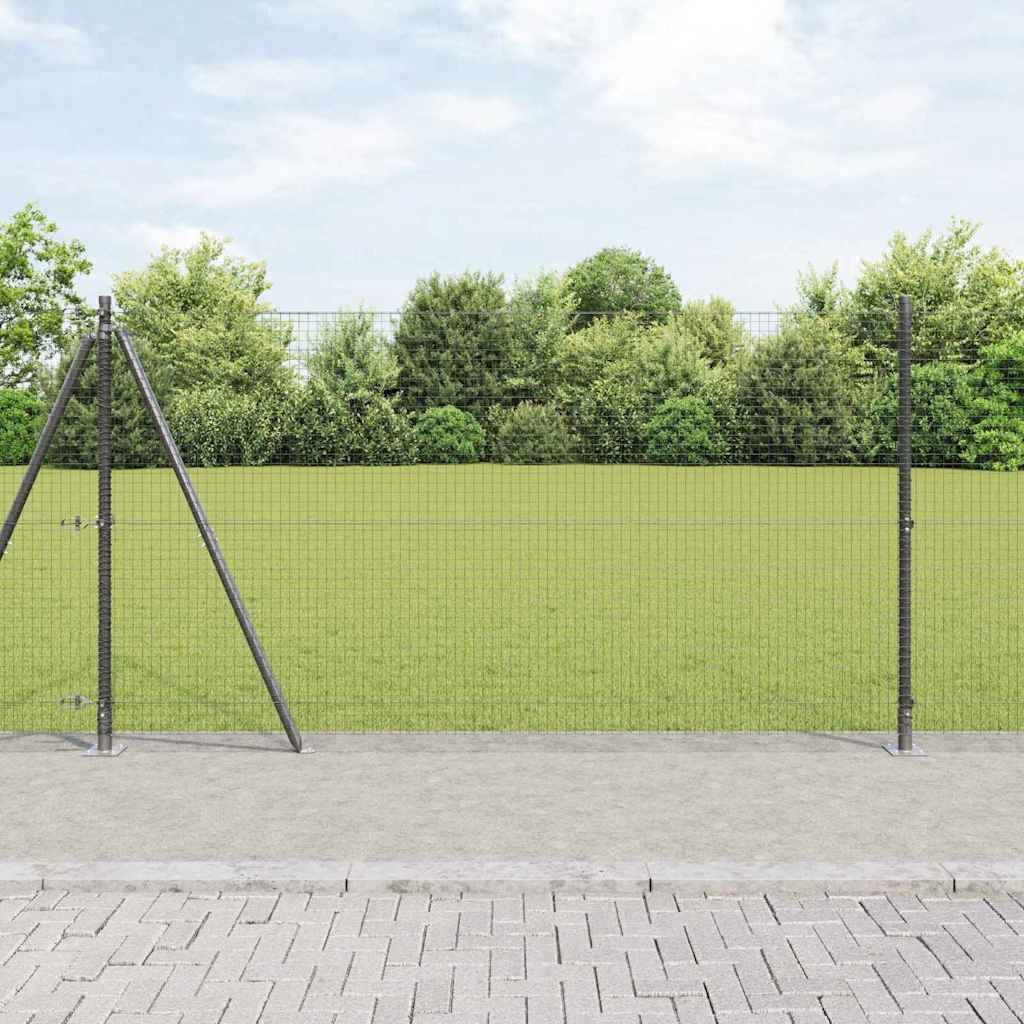 Συρματόπλεγμα με Σκυρόδεμα 50 x 1,2 m PVC-Επικαλυμμένο Ατσάλι - Pakobazaar
