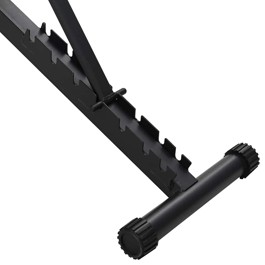Πάγκος Βαρών Μαύρο 131 x 41 x 100 εκ. - Pakobazaar