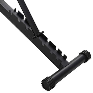 Πάγκος Βαρών Μαύρο 131 x 41 x 100 εκ. - Pakobazaar